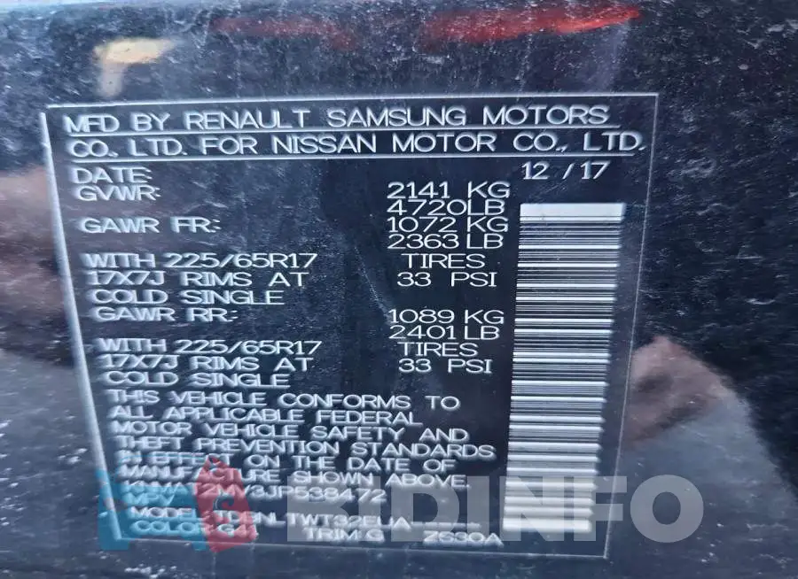 KNMAT2MV3JP538472 Photo# 11