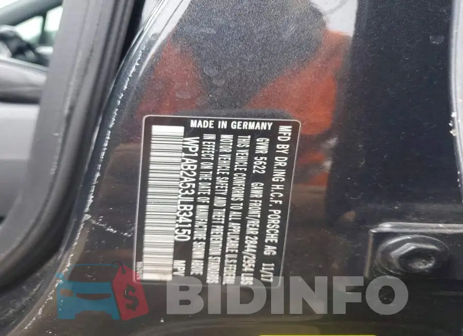 WP1AB2A53JLB34150 Photo# 12