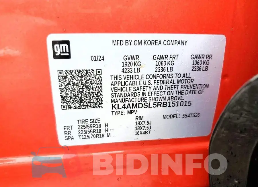 KL4AMDSL5RB151015 Photo# 13