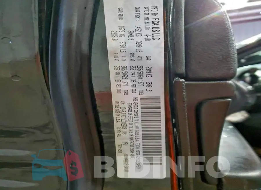 1C4RJFAG7JC382269 Photo# 13