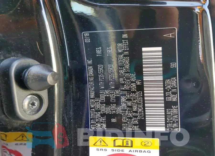 2T2ZZMCAXJC097025 Photo# 12