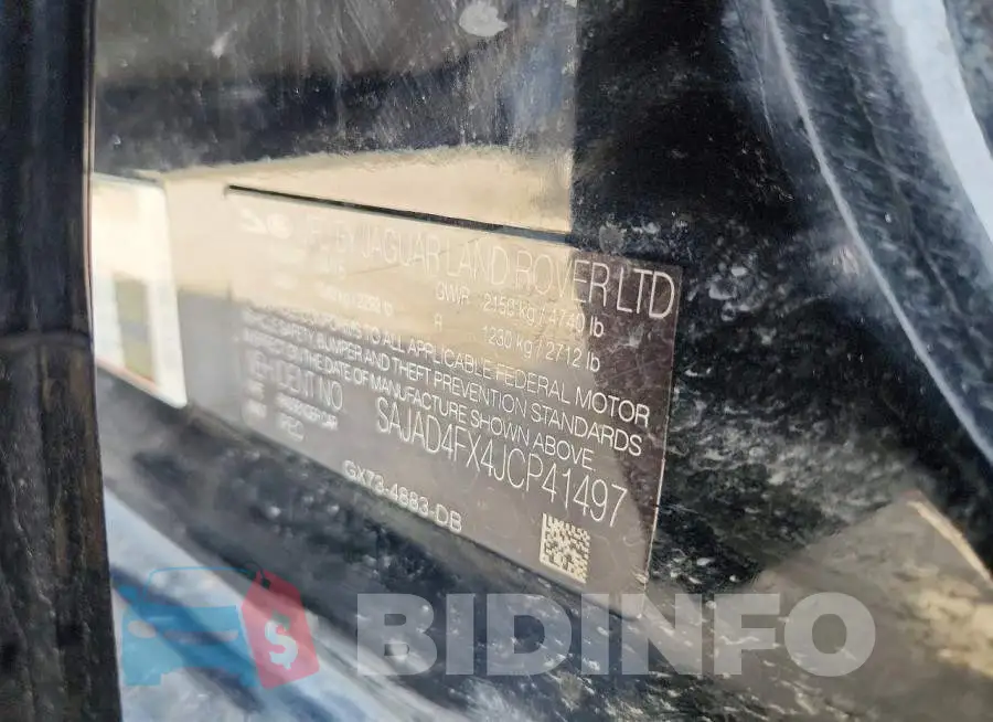 SAJAD4FX4JCP41497 Photo# 12