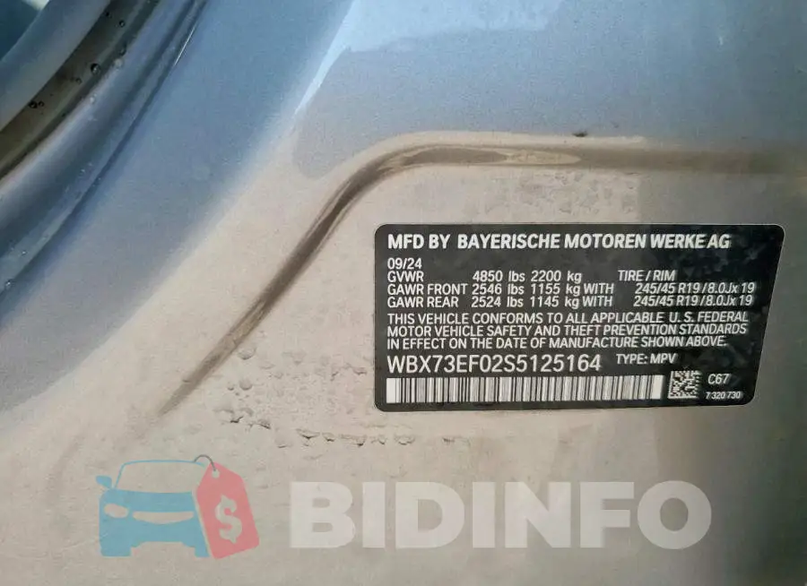 WBX73EF02S5125164 Photo# 13