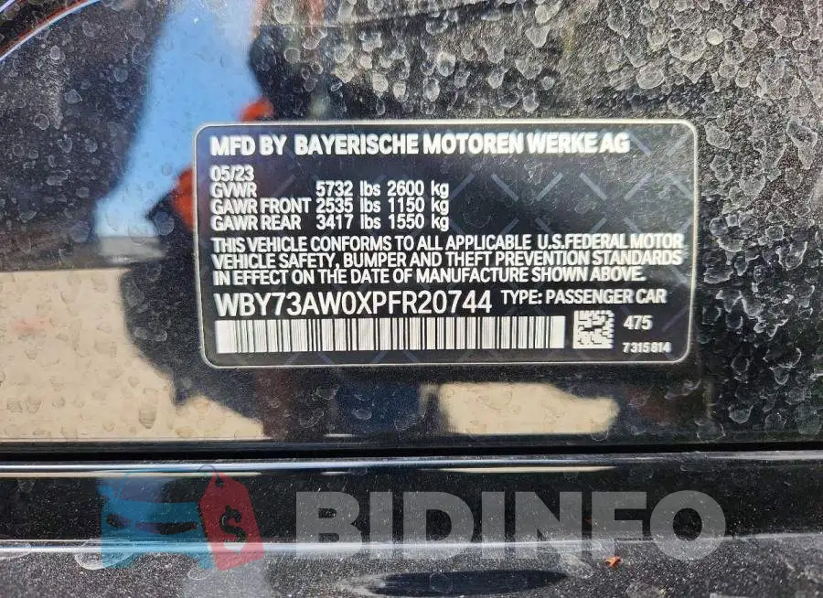 WBY73AW0XPFR20744 Photo# 13