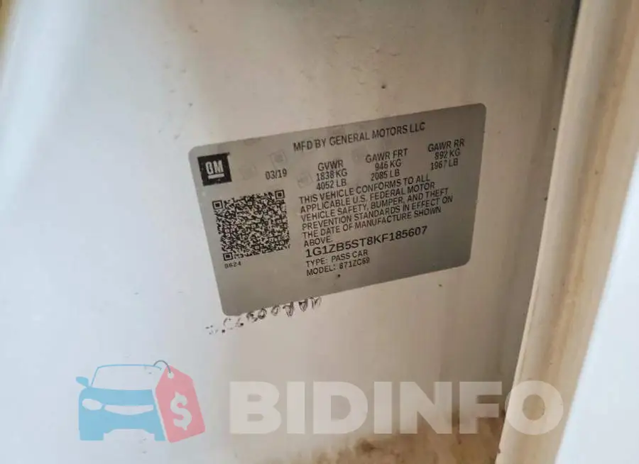1G1ZB5ST8KF185607 Photo# 13