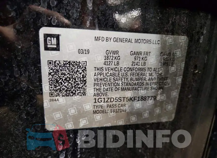 1G1ZD5ST5KF188779 Photo# 12