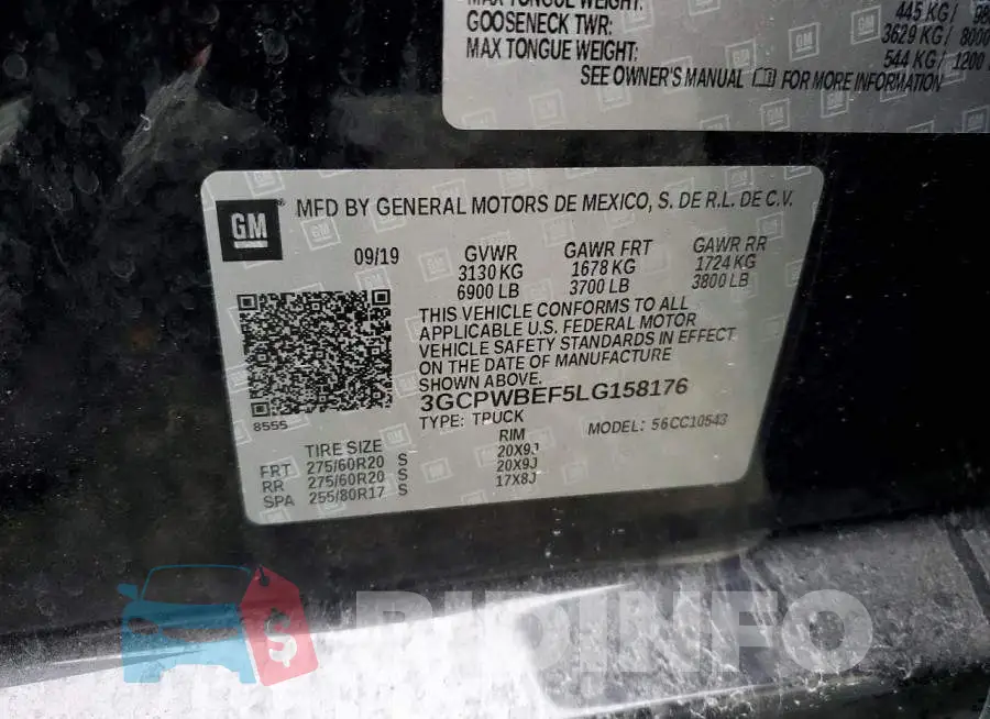 3GCPWBEF5LG158176 Photo# 12