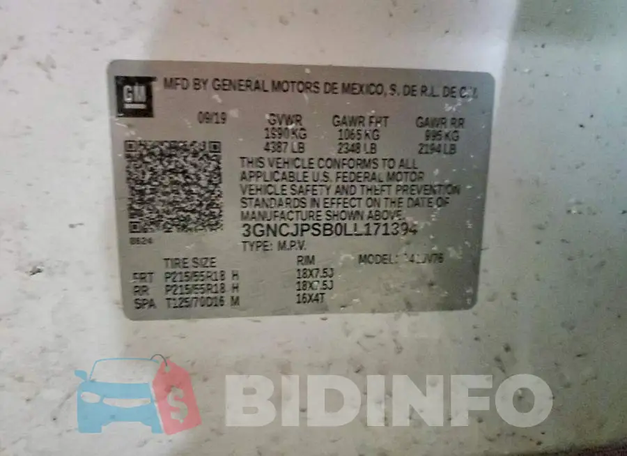 3GNCJPSB0LL171394 Photo# 13