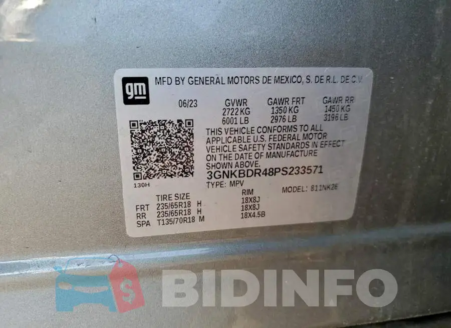 3GNKBDR48PS233571 Photo# 13