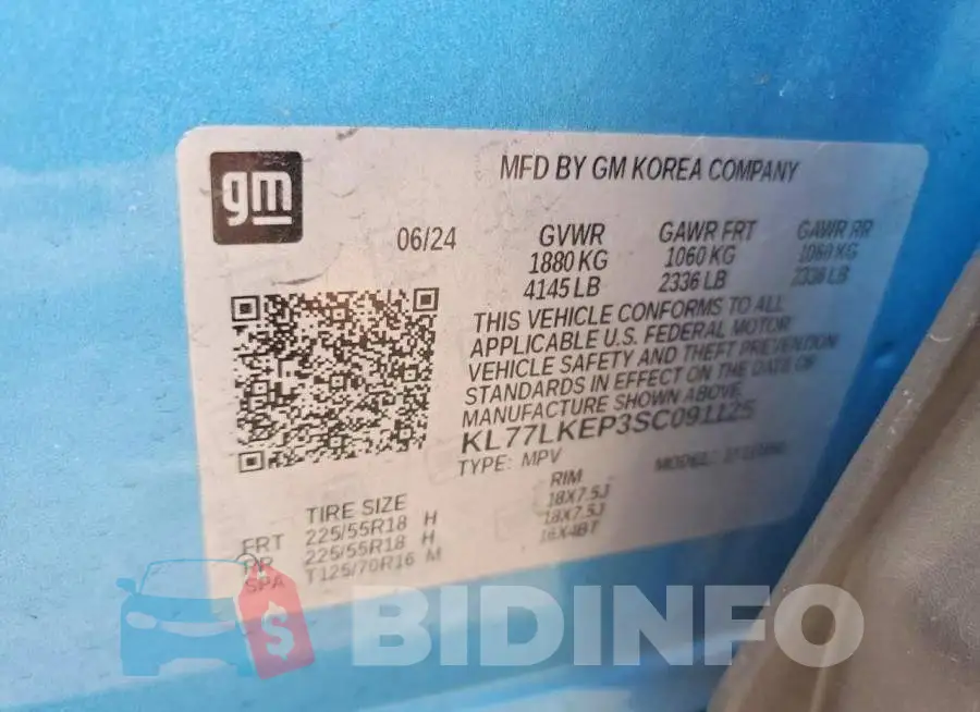 KL77LKEP3SC091125 Photo# 13
