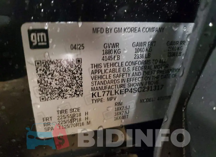 KL77LKEP4SC291317 Photo# 14
