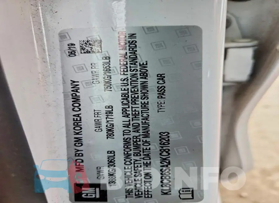 KL8CB6SA2KC816203 Photo# 13