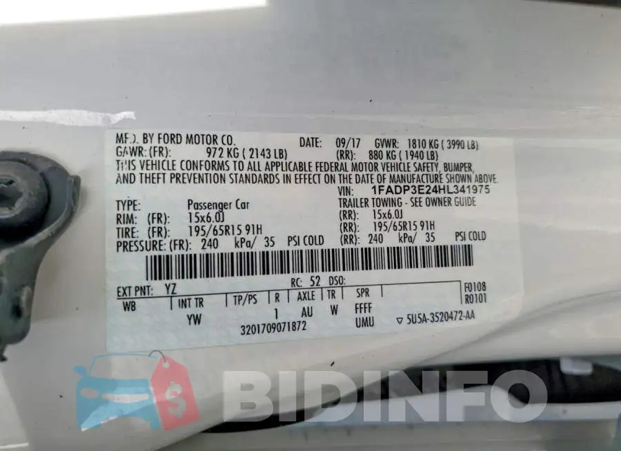 1FADP3E24HL341975 Photo# 12