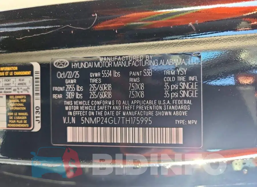 5NMP24GL7TH175995 Photo# 12
