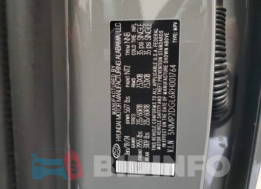 5NMP2DGL6RH001764 Photo# 13