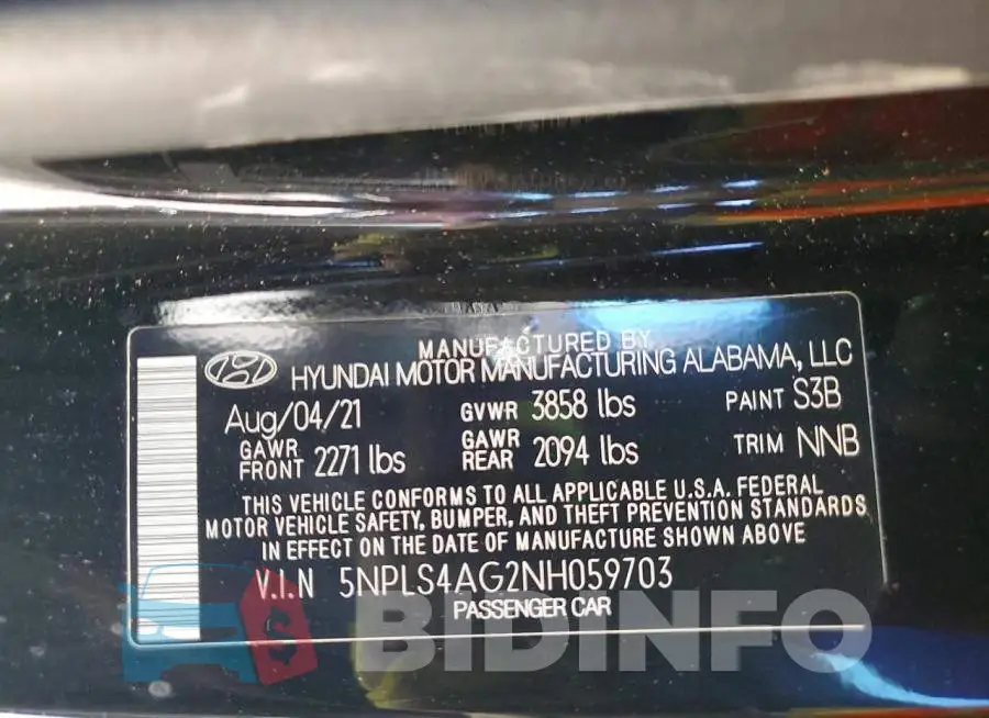 5NPLS4AG2NH059703 Photo# 12