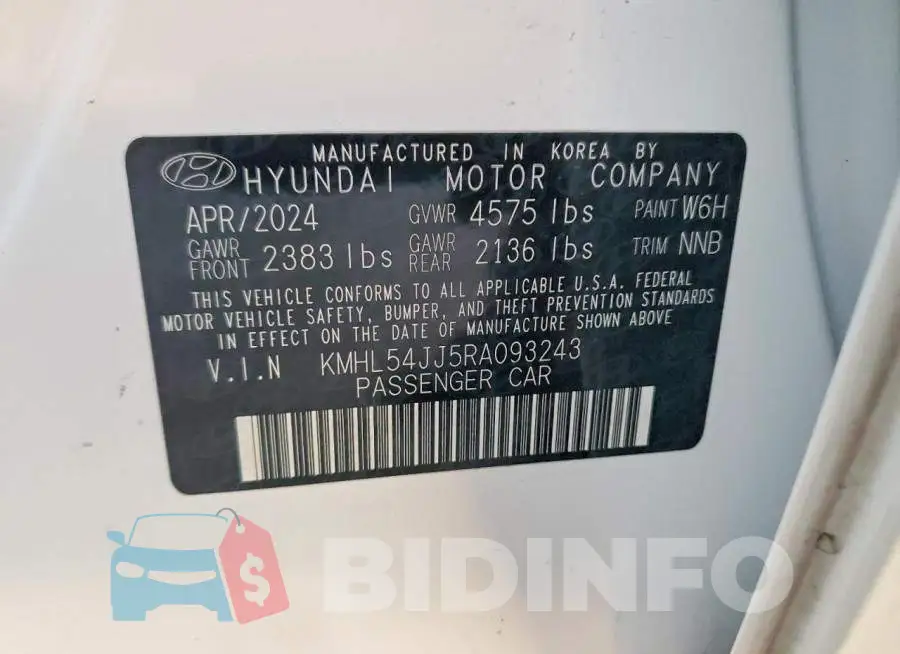 KMHL54JJ5RA093243 Photo# 12