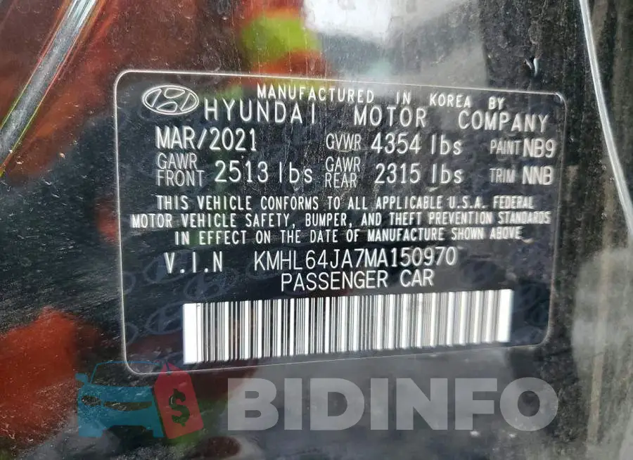 KMHL64JA7MA150970 Photo# 12