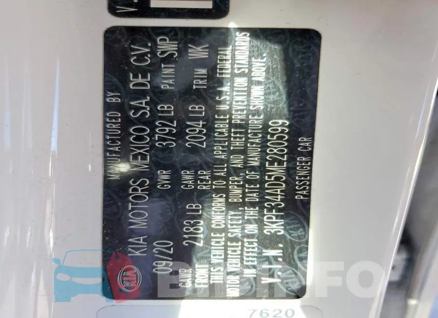 3KPF34AD5ME280599 Photo# 12