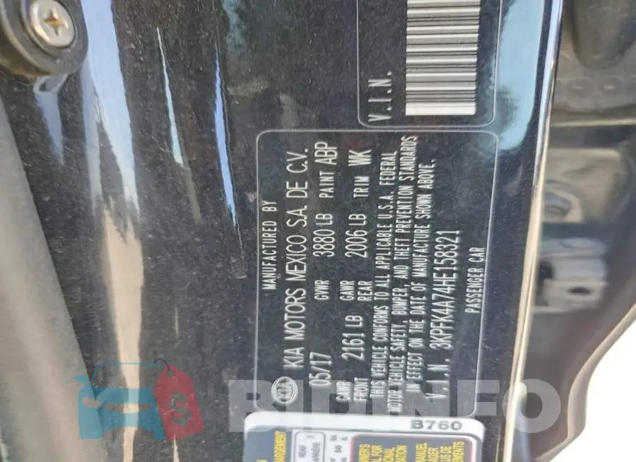 3KPFK4A74HE158321 Photo# 13