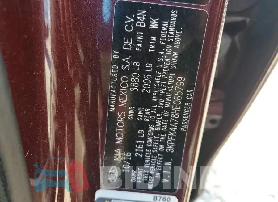3KPFK4A78HE065799 Photo# 13