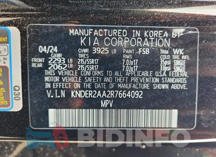 KNDER2AA2R7664092 Photo# 14