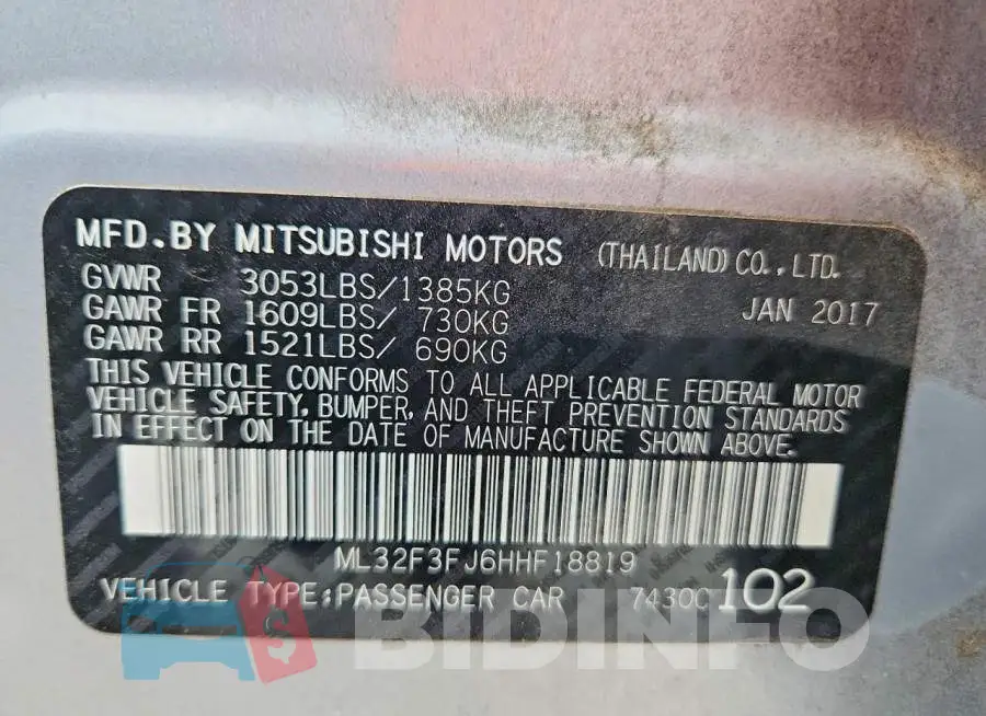 ML32F3FJ6HHF18819 Photo# 12