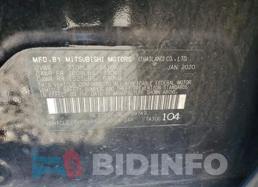 ML32F3FJ9LHF09749 Photo# 12