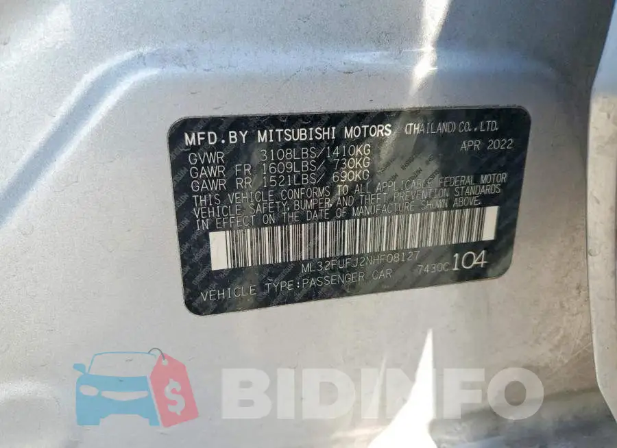 ML32FUFJ2NHF08127 Photo# 12