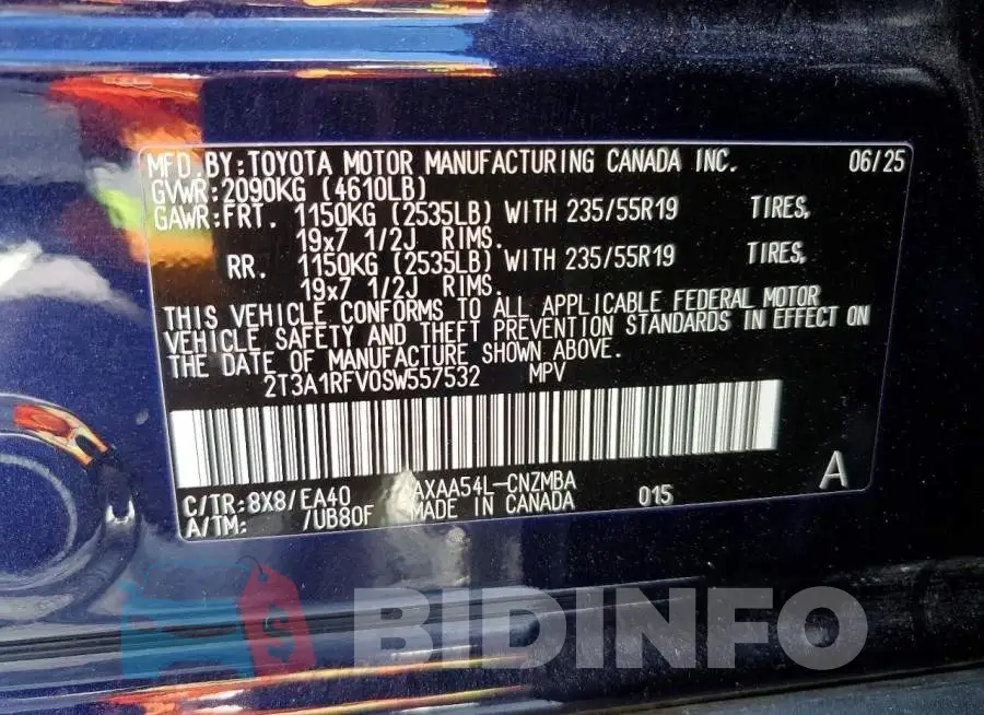 2T3A1RFV0SW557532 Photo# 10