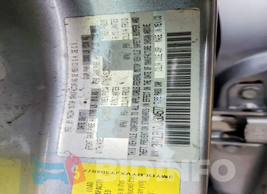 3MYDLBYVXJY304577 Photo# 12