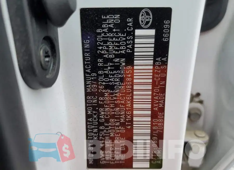 4T1K61AK6LU868459 Photo# 12