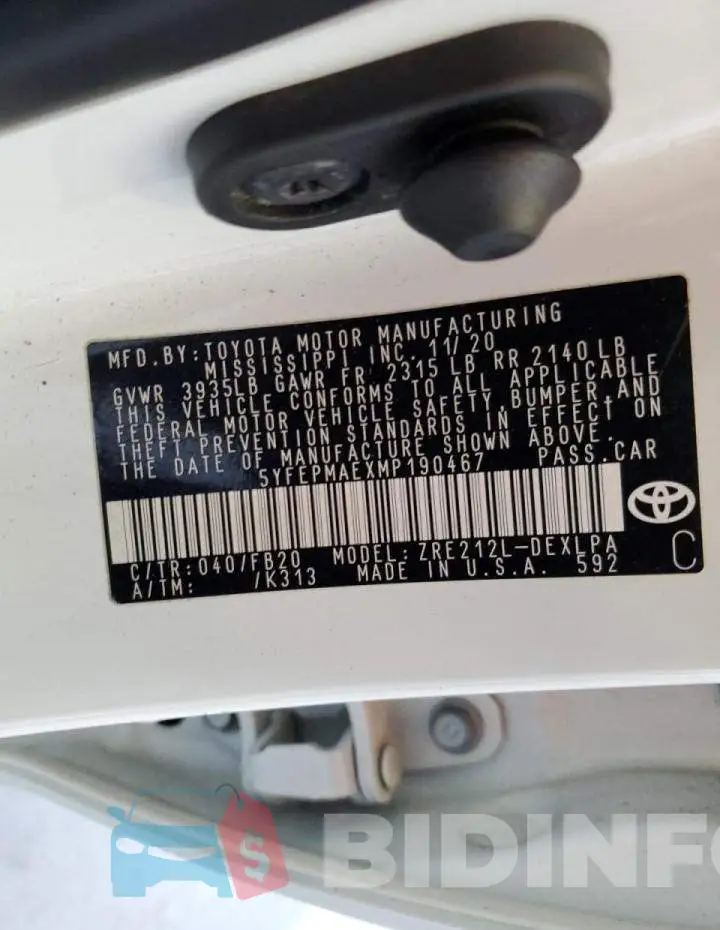 5YFEPMAEXMP190467 Photo# 12