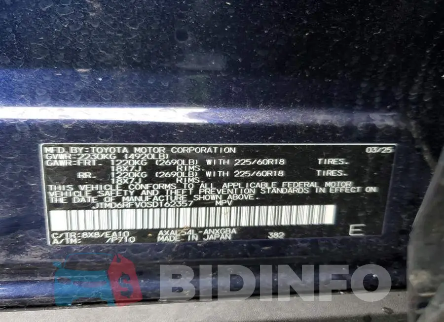 JTMD6RFV0SD162357 Photo# 13