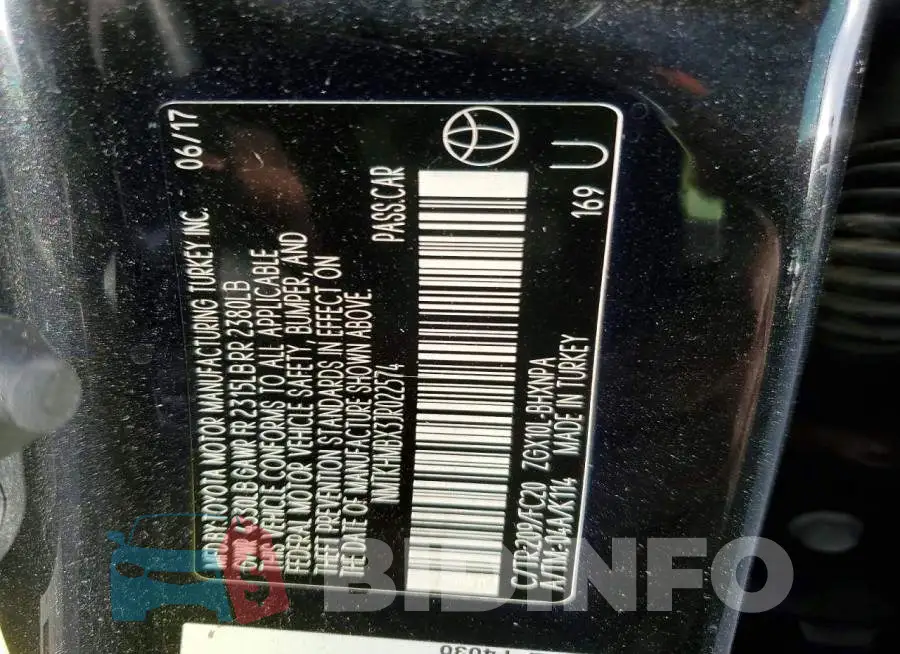 NMTKHMBX3JR022574 Photo# 12