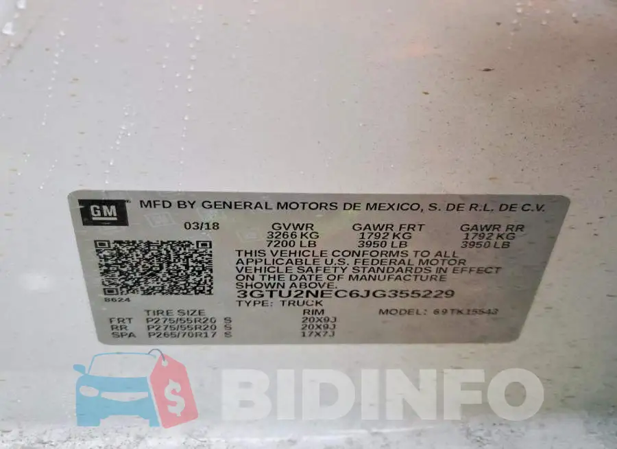 3GTU2NEC6JG355229 Photo# 12