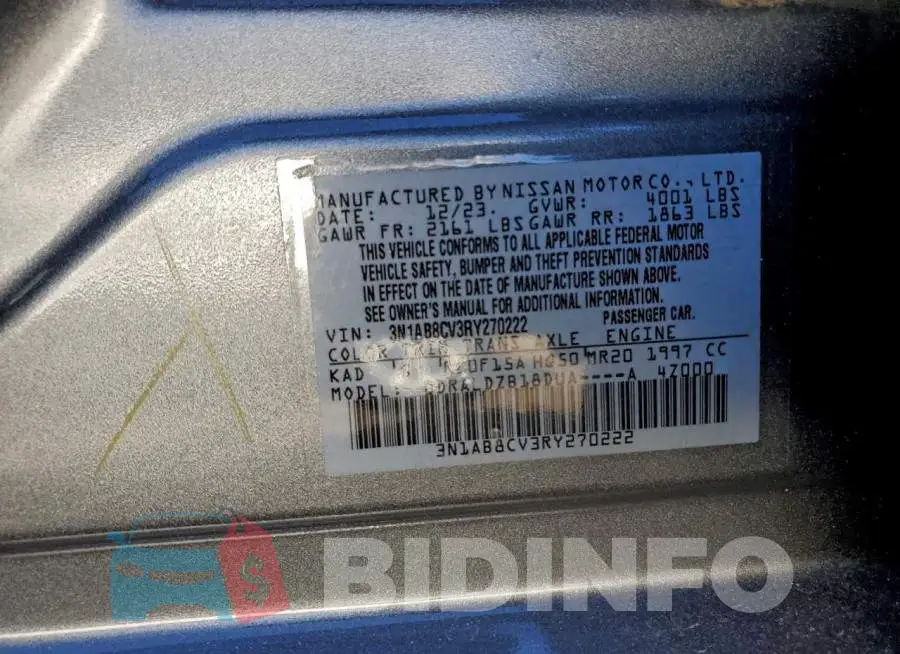 3N1AB8CV3RY270222 Photo# 12