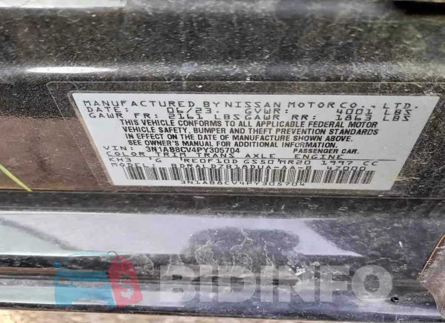 3N1AB8CV4PY305704 Photo# 12