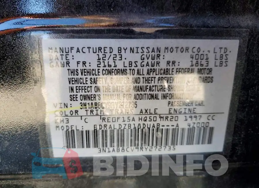 3N1AB8CV9RY272735 Photo# 12