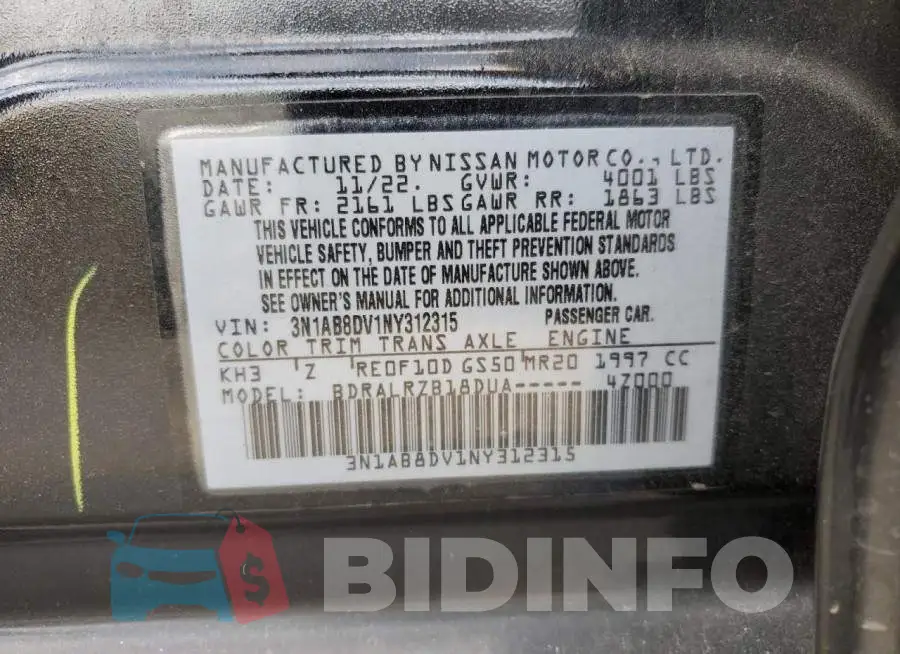 3N1AB8DV1NY312315 Photo# 12