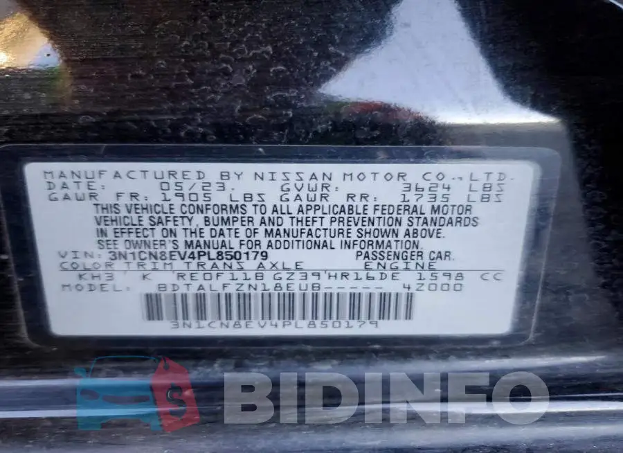 3N1CN8EV4PL850179 Photo# 12