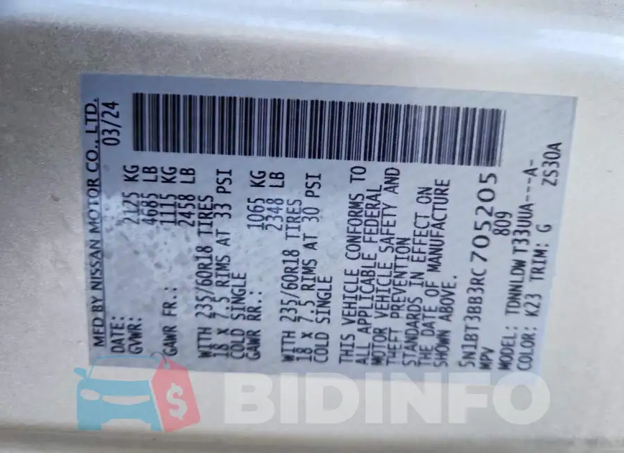 5N1BT3BB3RC705205 Photo# 13