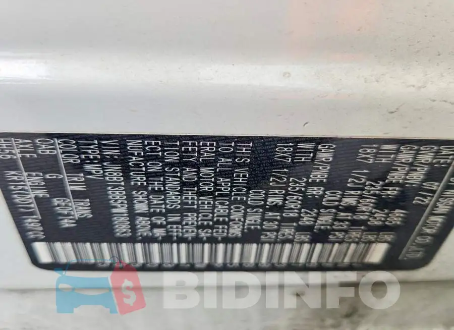 JN8BT3BB5PW180863 Photo# 14
