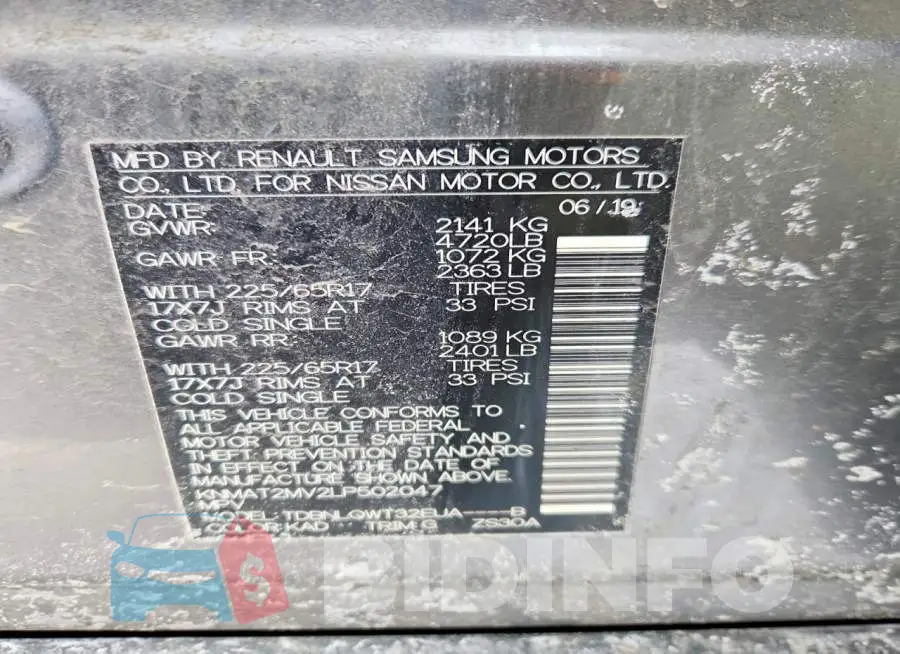 KNMAT2MV2LP502047 Photo# 14
