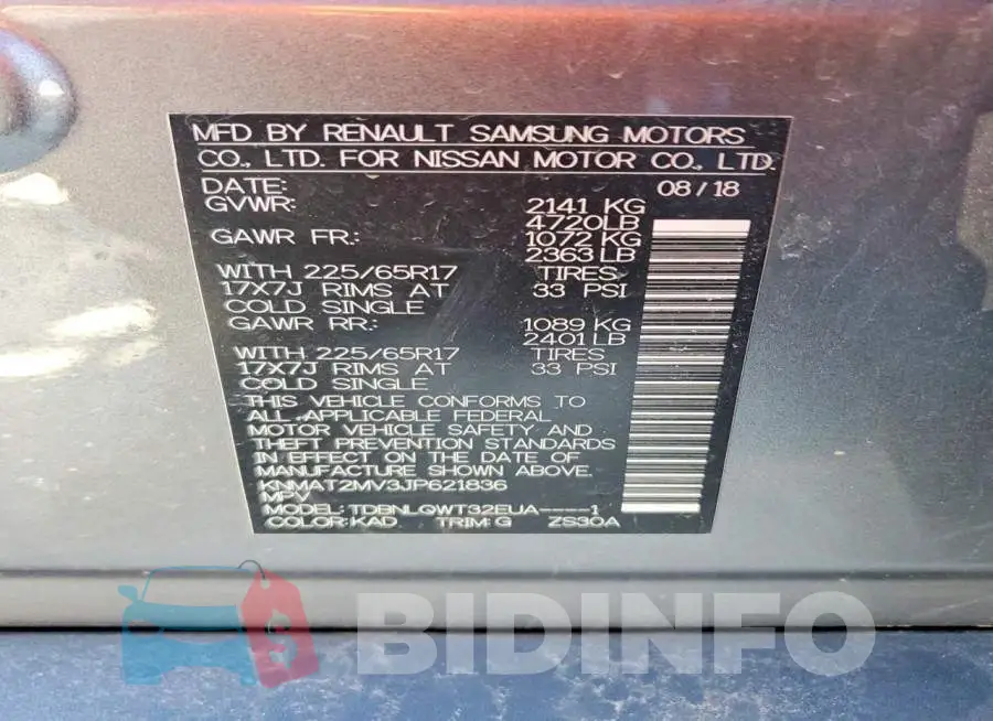 KNMAT2MV3JP621836 Photo# 13