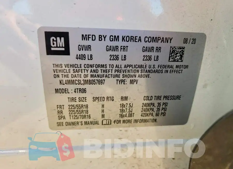 KL4MMCSL3MB057697 Photo# 13