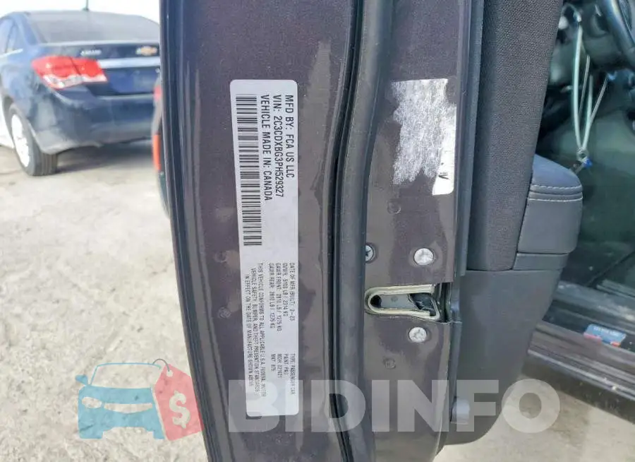2C3CDXBG3PH529327 Photo# 12