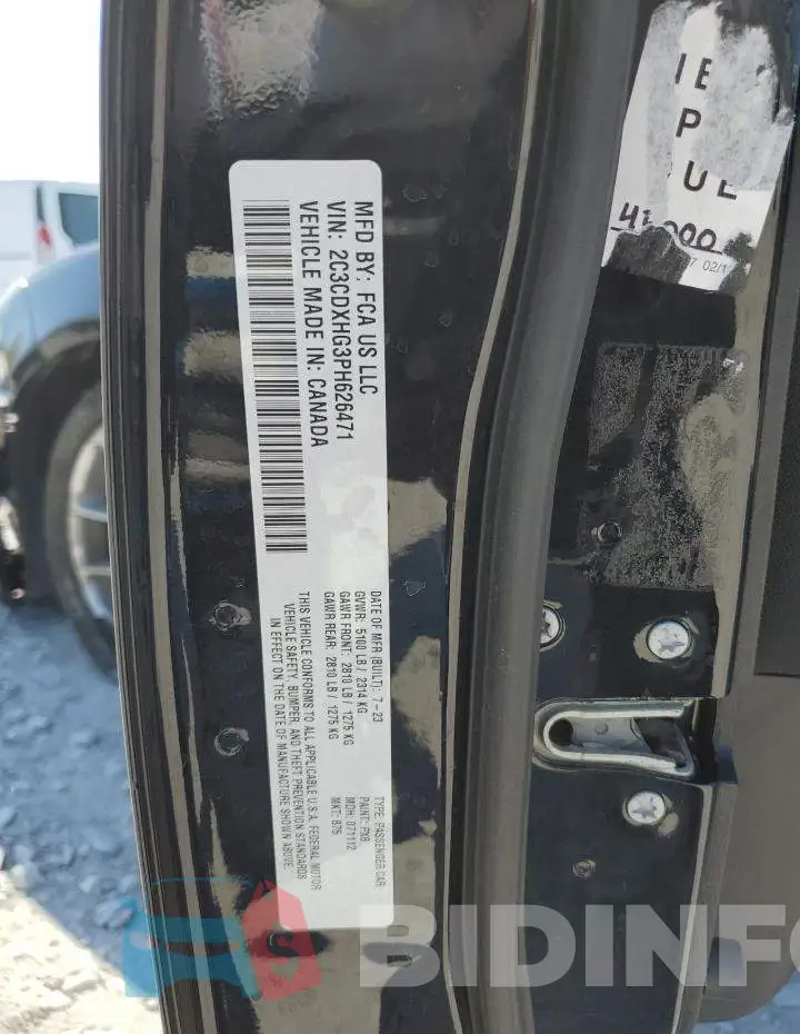 2C3CDXHG3PH626471 Photo# 12