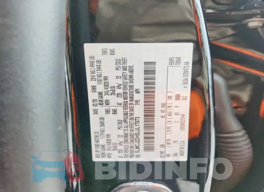 5LMCJ2DH5LUL17073 Photo# 13