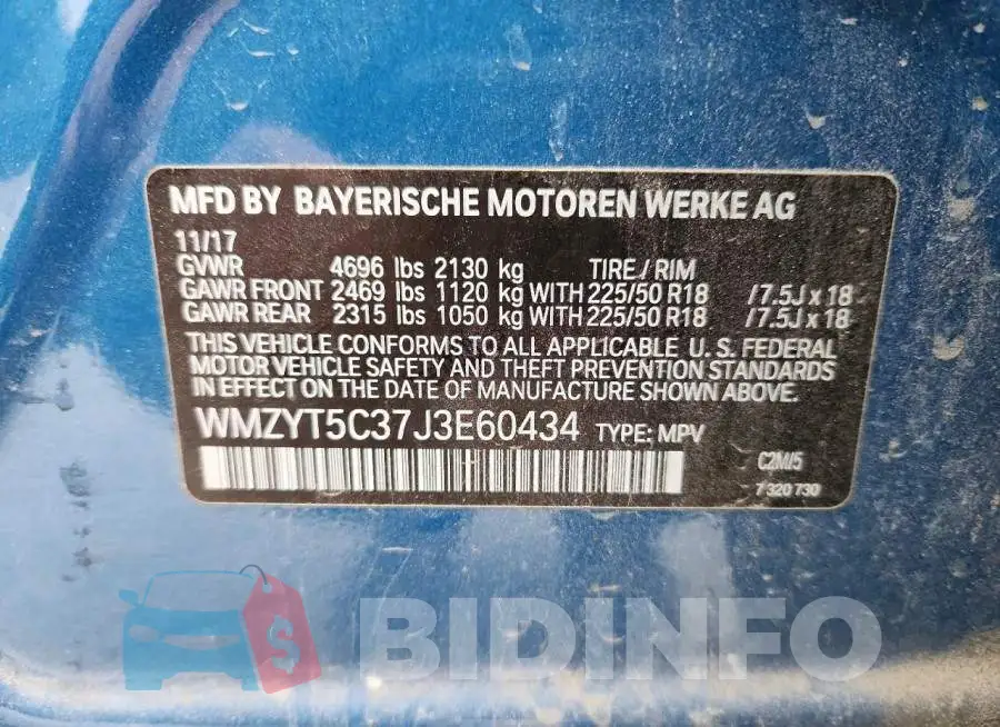 WMZYT5C37J3E60434 Photo# 13
